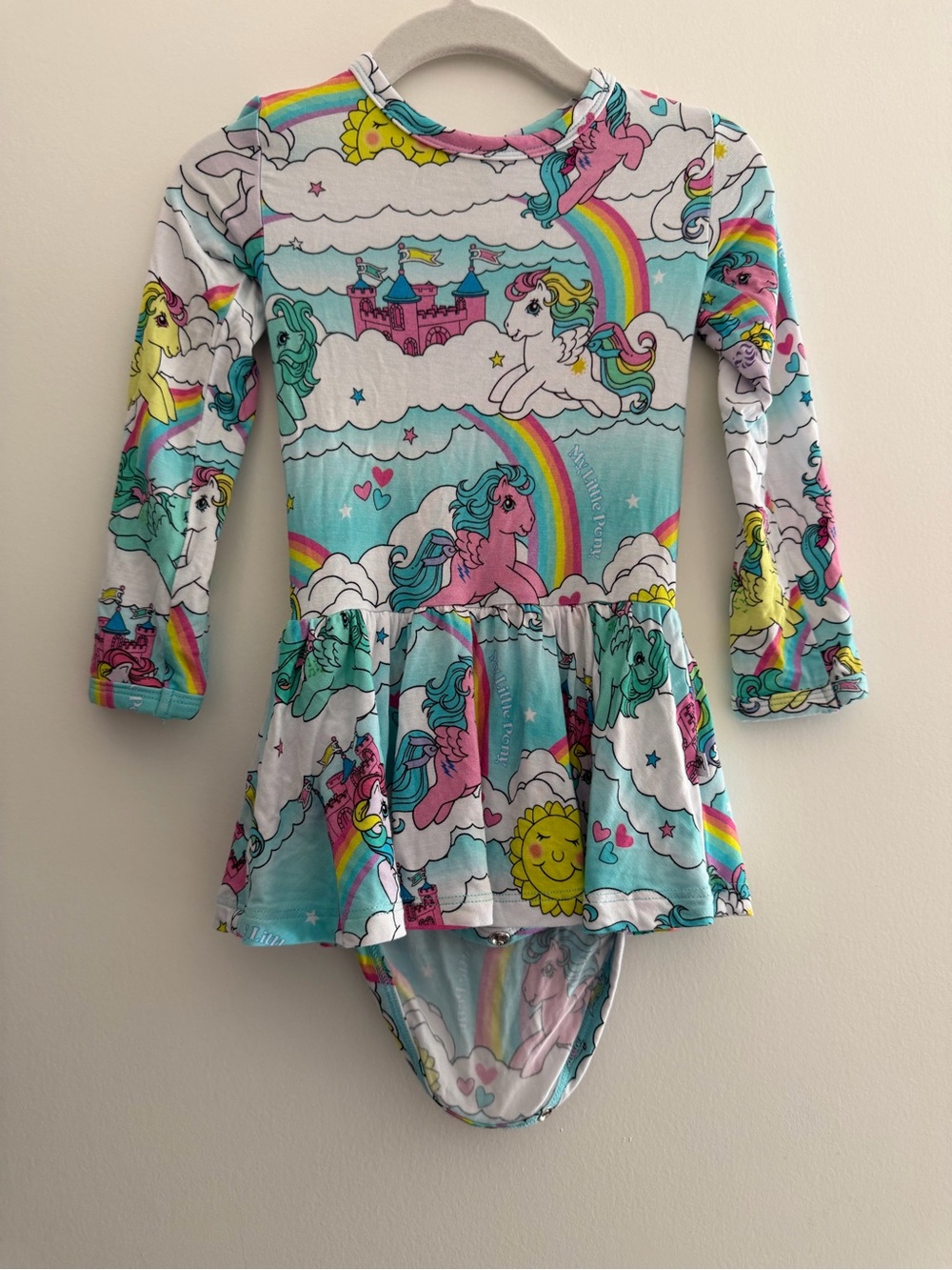 Bums and Roses My Little Pony Rainbow Unicorn twirl Dress size 12-18m